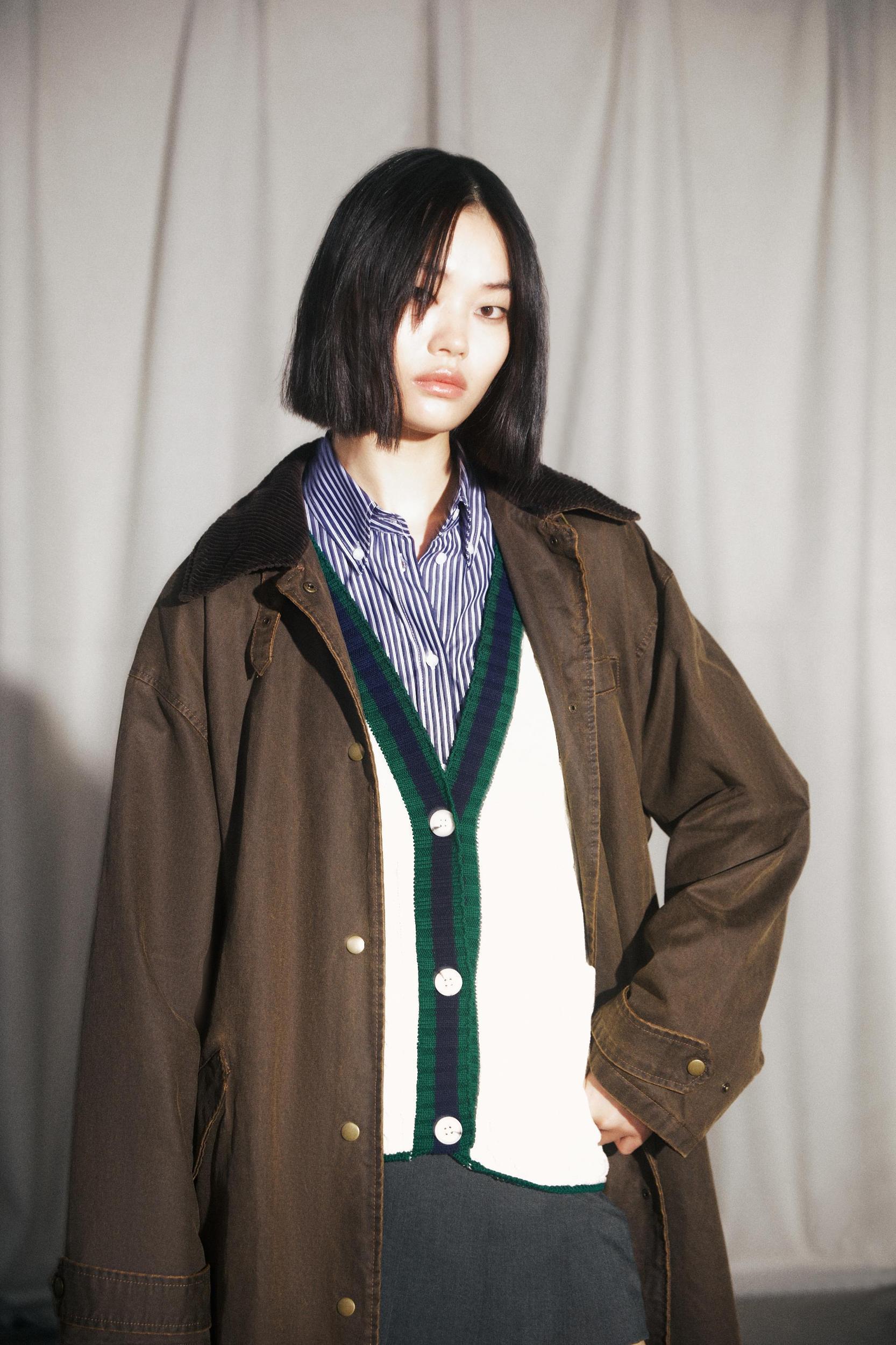 CABLE KNIT CARDIGAN Product Image