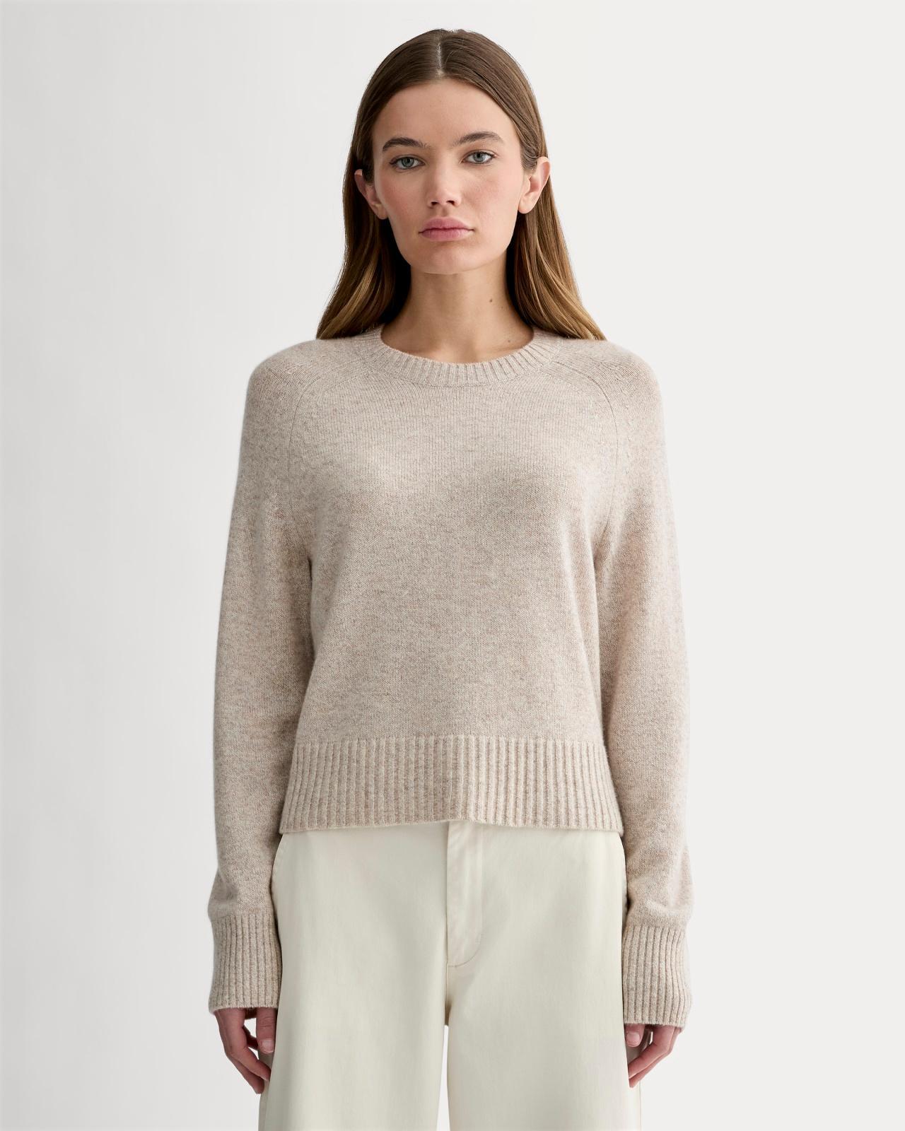 The Boxy Crew in Cashmere Product Image