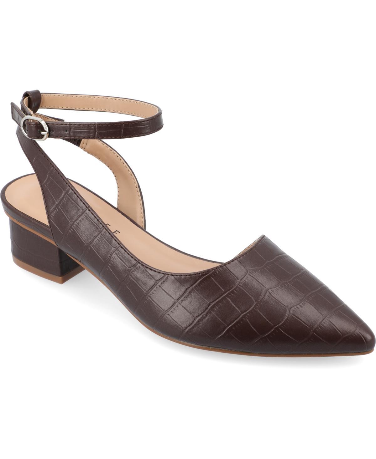 Journee Keefa Womens Heels Brown Product Image