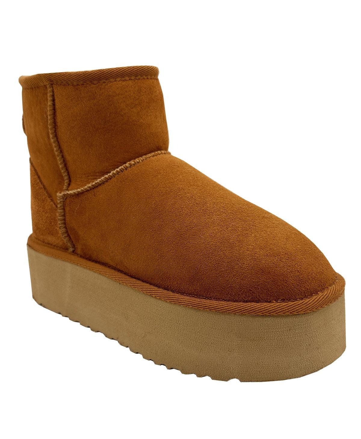 Furniq Uk Womens Mini Sheepskin Boots Product Image