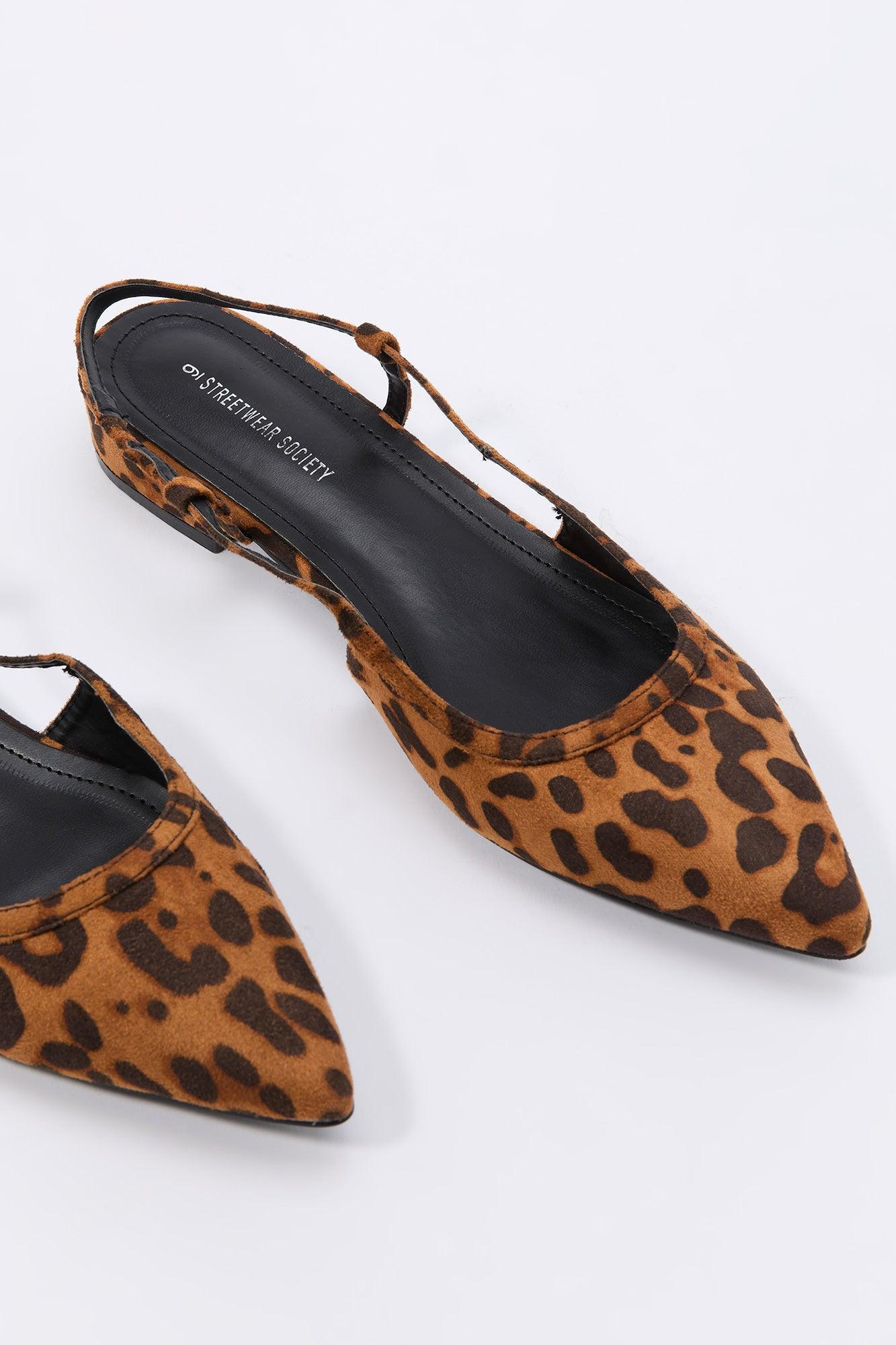 Pointed Toe Slingback Flat Female Product Image