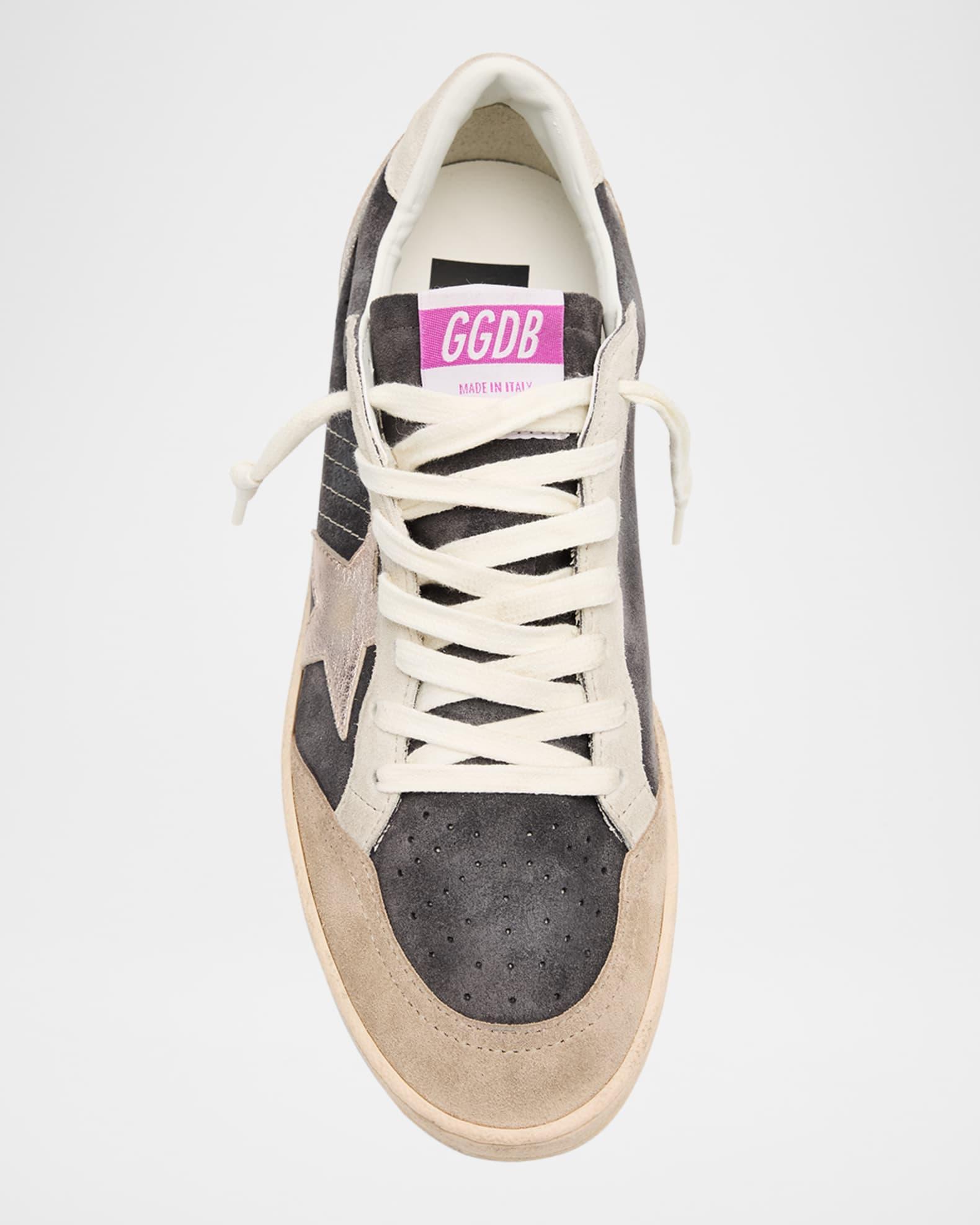 Ballstar Mixed Leather Low-Top Sneakers Product Image