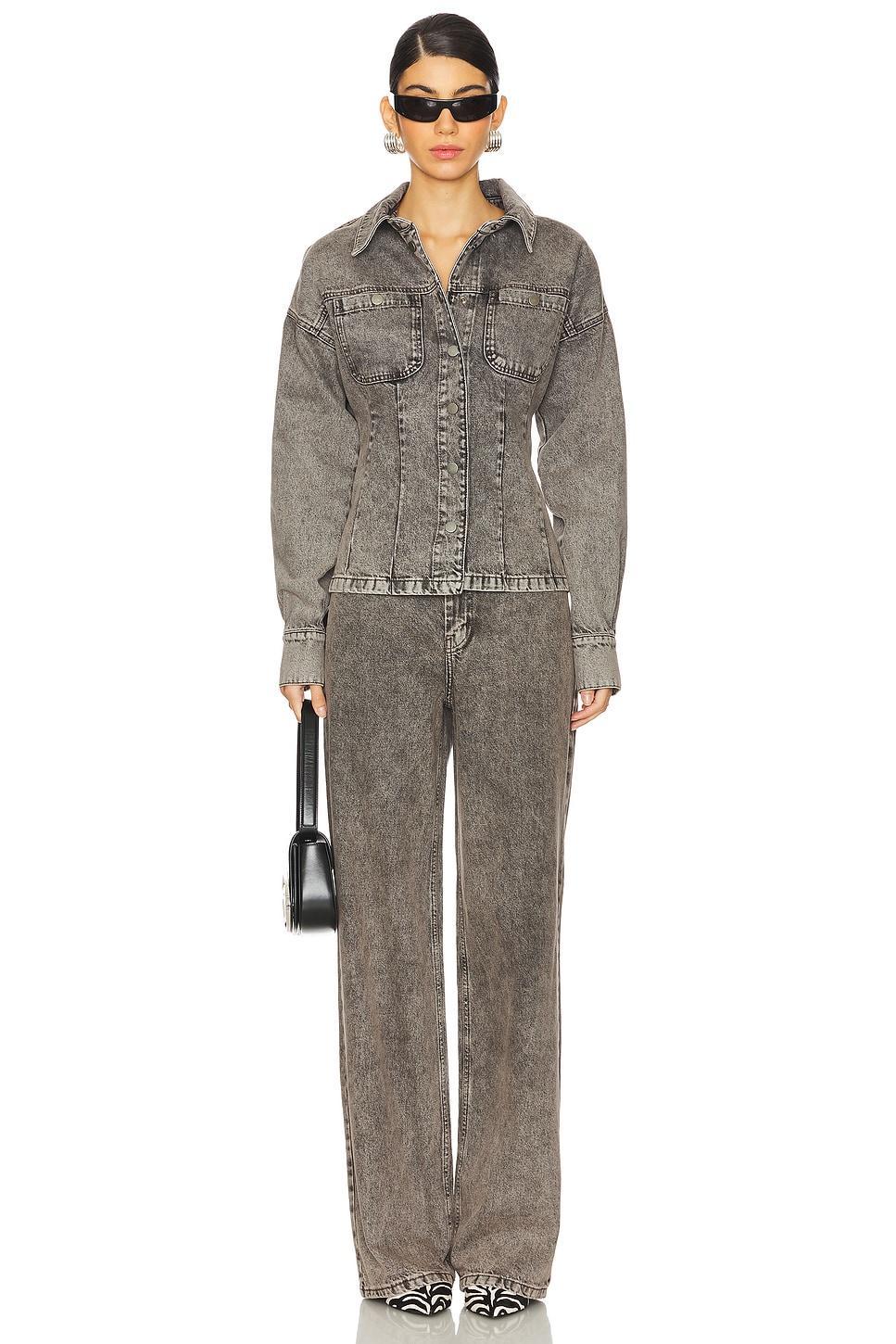 Brenda High Waisted Wide Jeans Gestuz Product Image