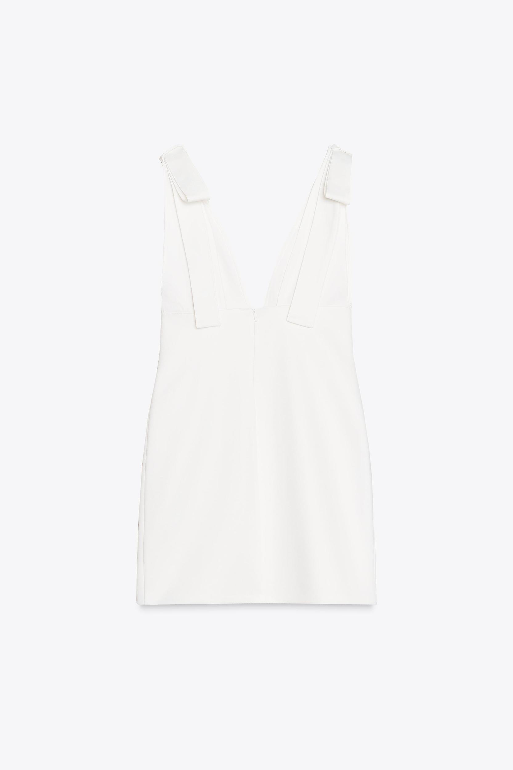 SHORT DRESS WITH BOWS Product Image