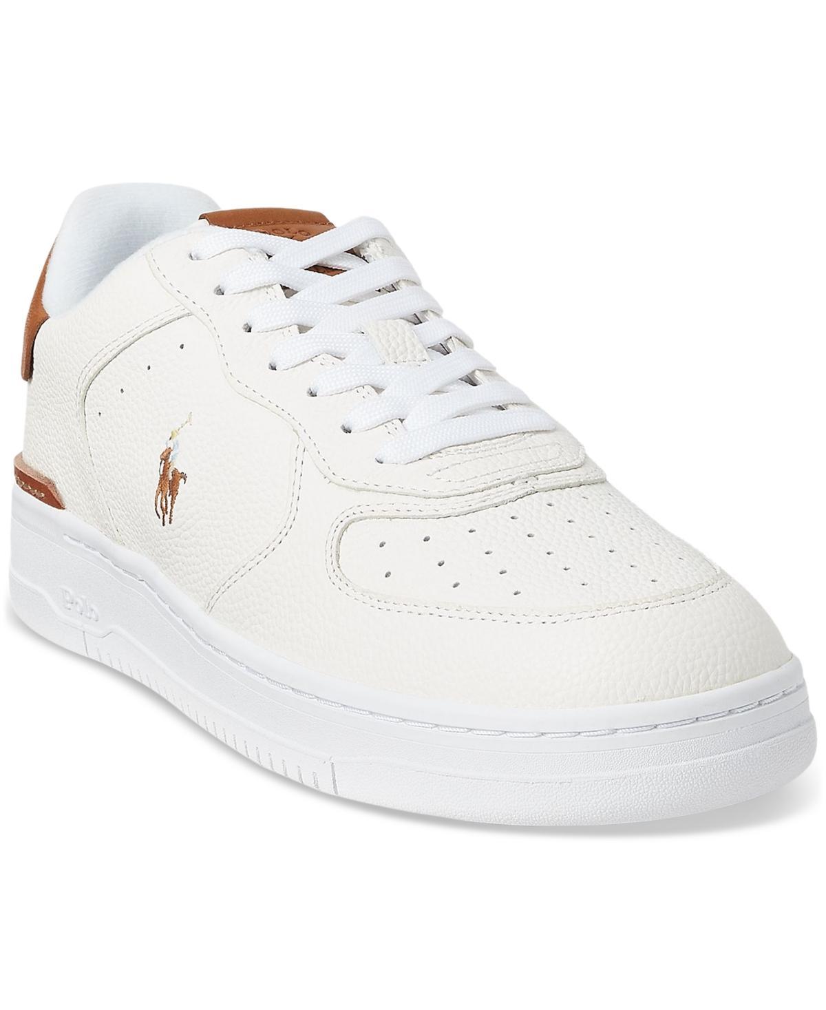 Polo Ralph Lauren Mens Masters Court Colorblock Sneakers Product Image