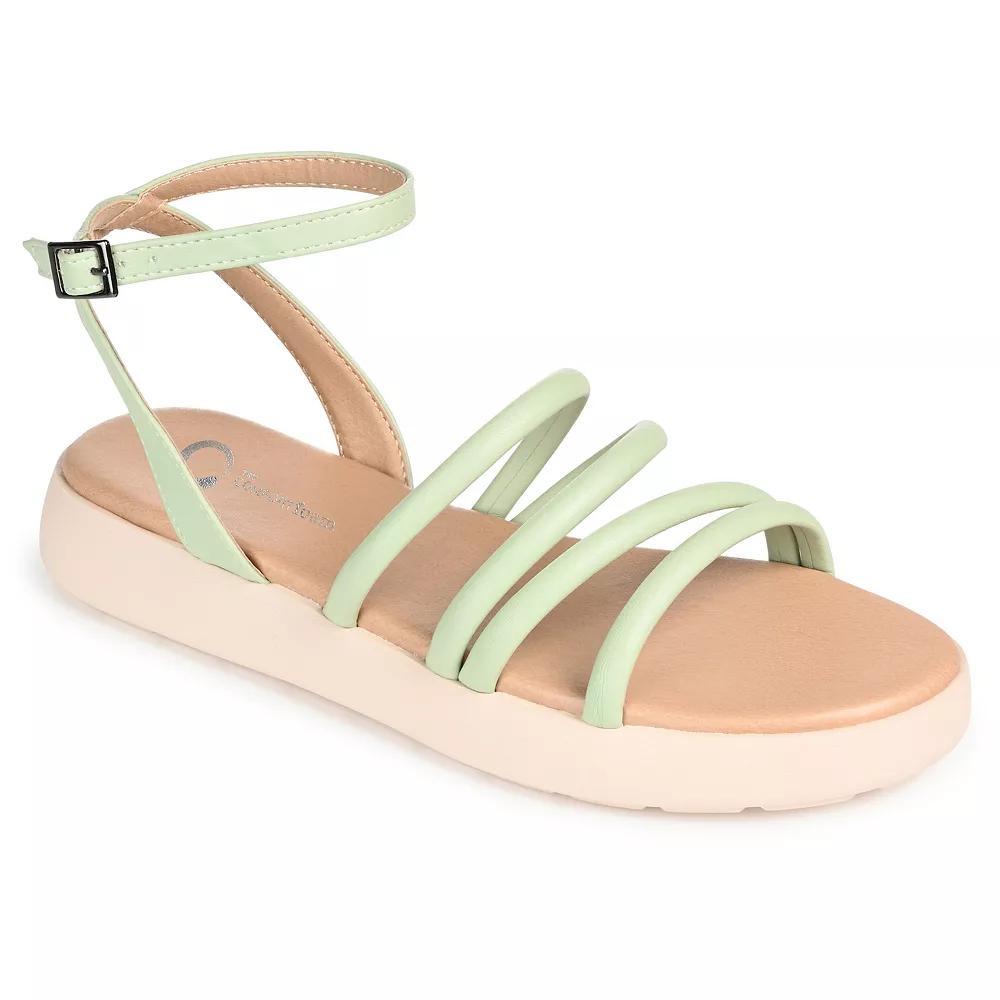 Journee Palomma Tru Comfort Foam™ Women's Strappy Sandals, Size: 9, Green Product Image