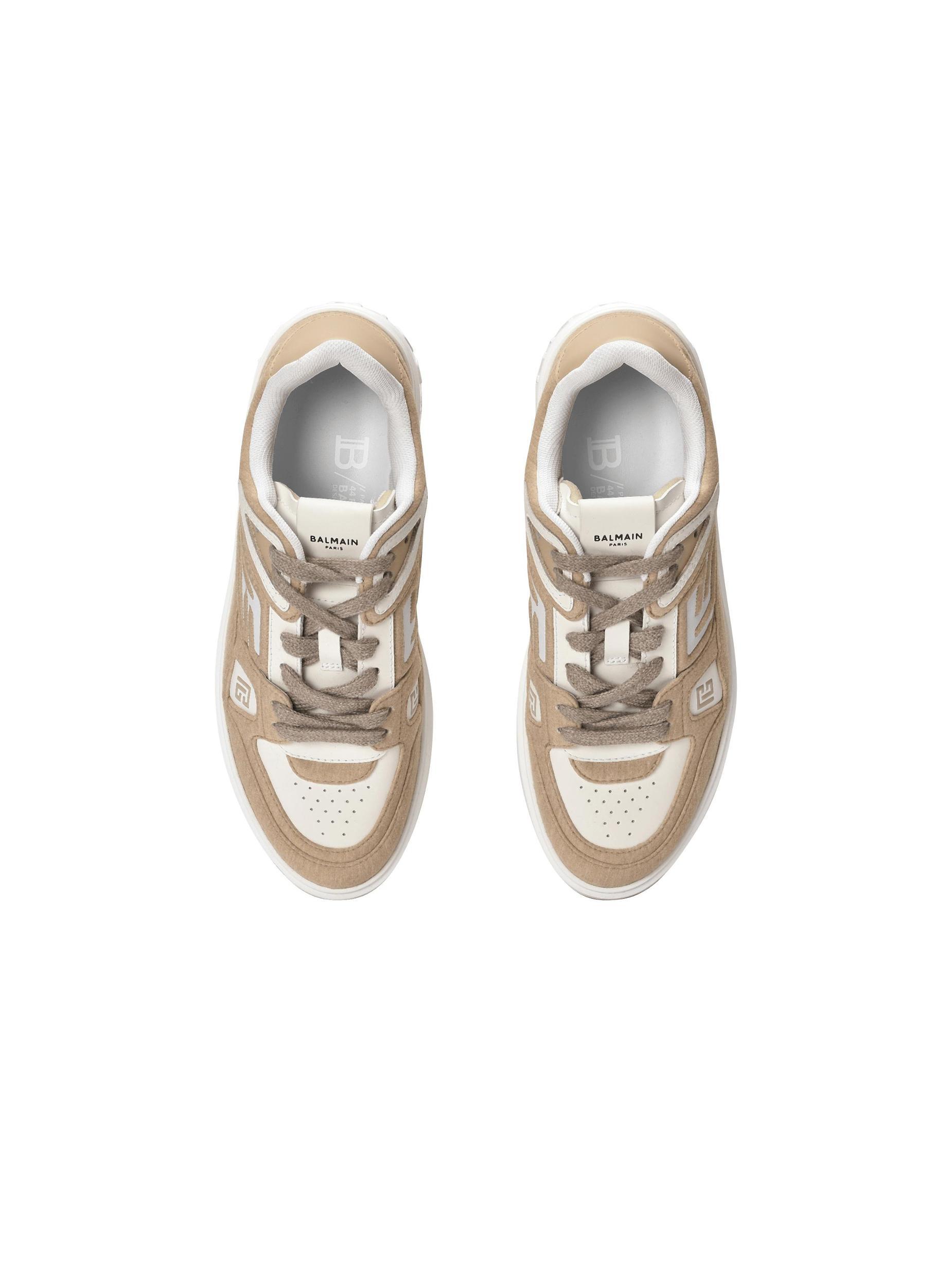 B-Court Skate trainers in fleece and calfskin Product Image