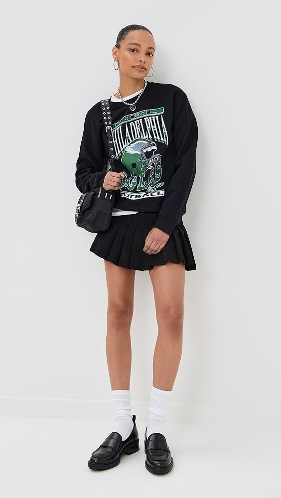 Junk Food Eagles Helmut Crew Sweatshirt | Shopbop Product Image