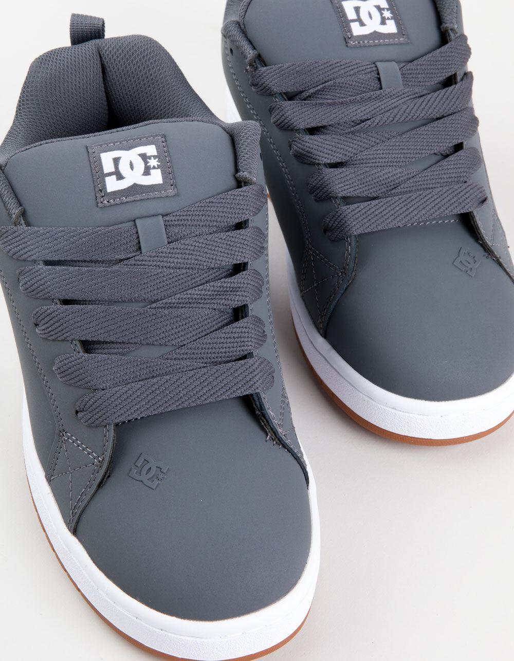 DC SHOES Court Graffik Mens Shoes - GRAY/WHITE Product Image