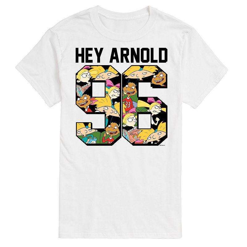 Big & Tall Hey Arnold! 96 Group Portrait Graphic Tee, Mens Product Image