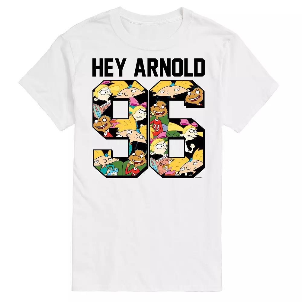 Big & Tall Hey Arnold! 96 Group Portrait Graphic Tee, Mens Product Image