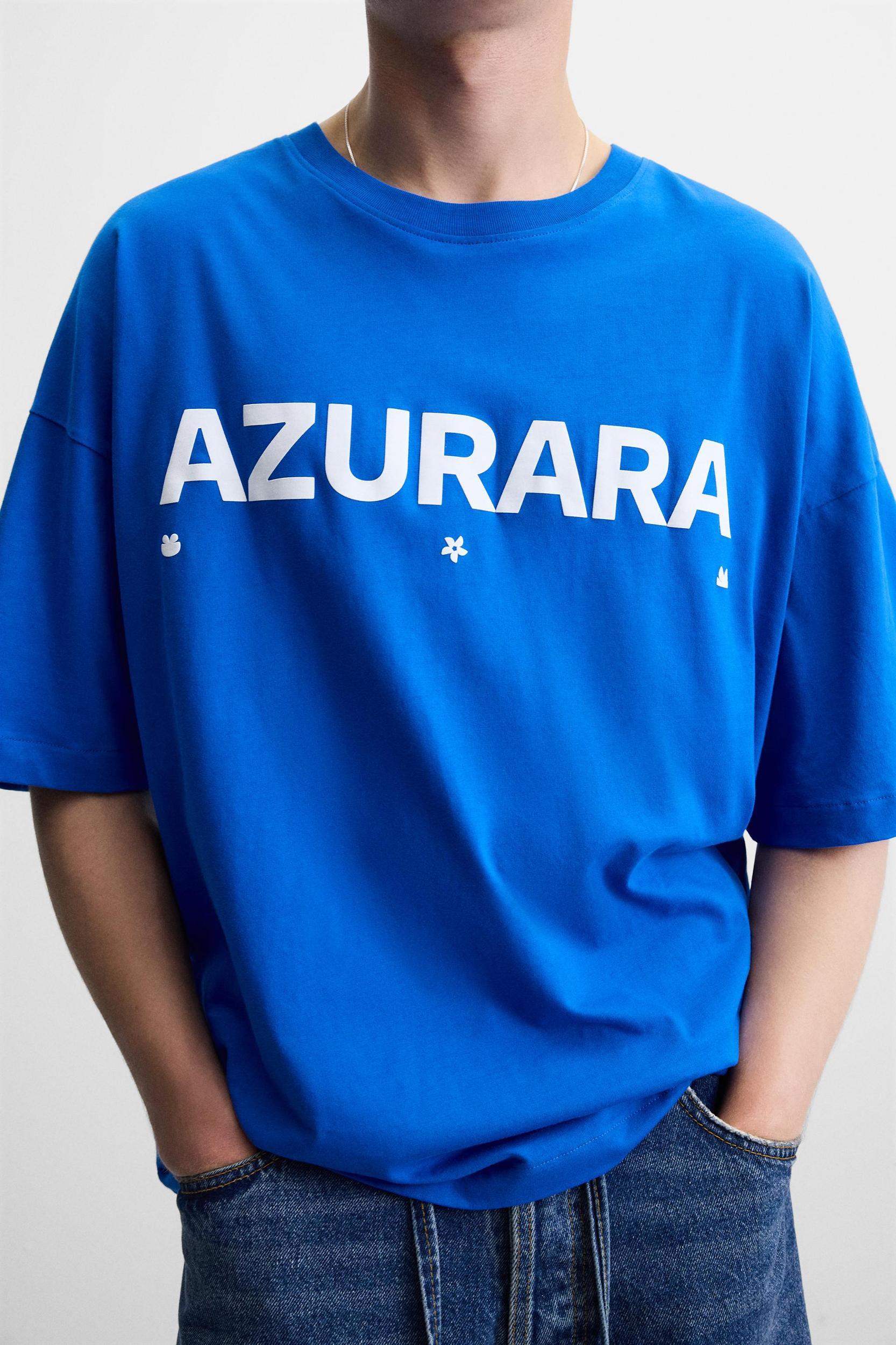 TEXT PRINT T-SHIRT Product Image
