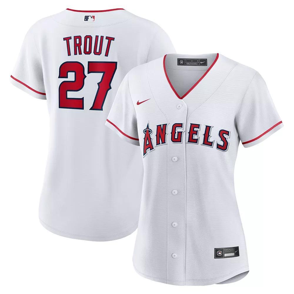 Womens Nike Mike Trout Los Angeles Angels Home Replica Player Jersey Product Image