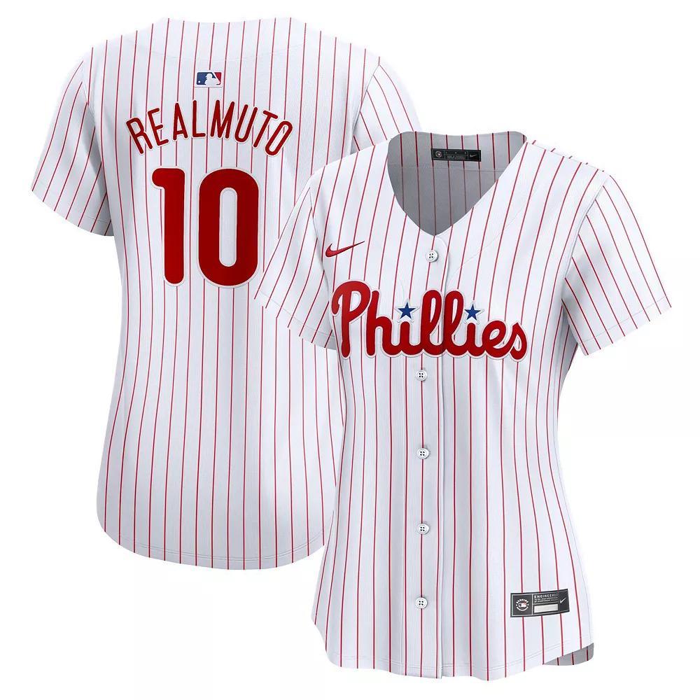 Women's Nike J.T. Realmuto White Philadelphia Phillies Home Limited Player Jersey, Size: 2XL Product Image