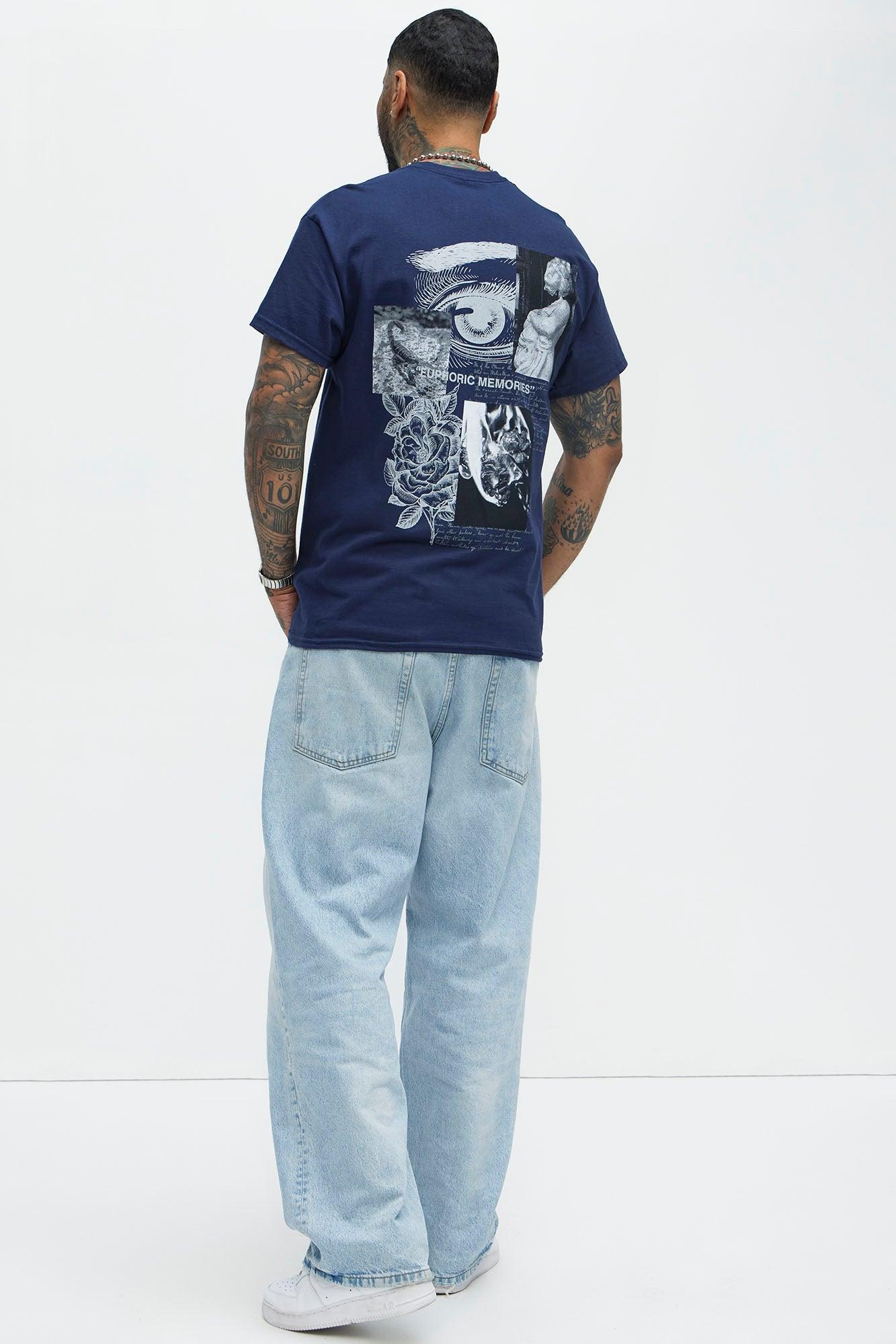 Euphoric Memories Short Sleeve Tee - Navy Product Image