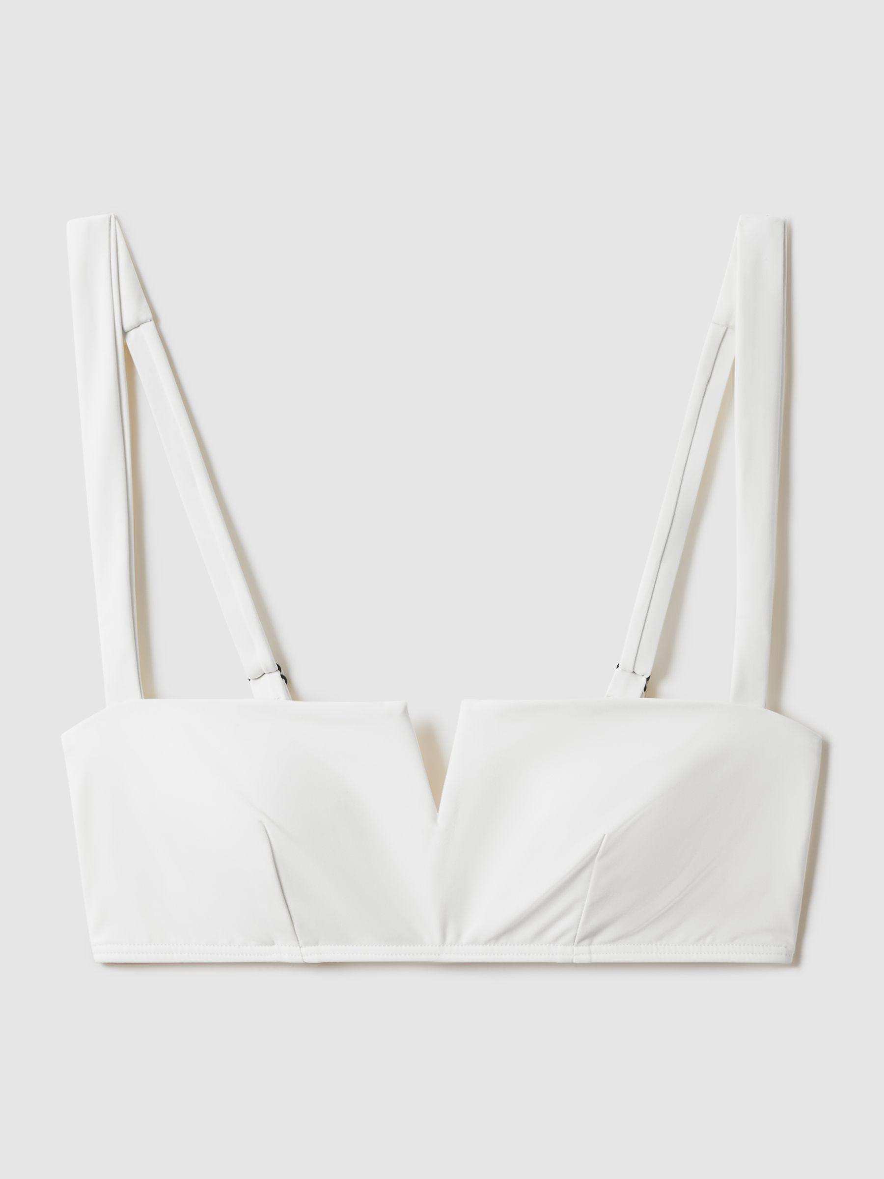 Bondi Born Notch Bikini Top in Pearl Product Image