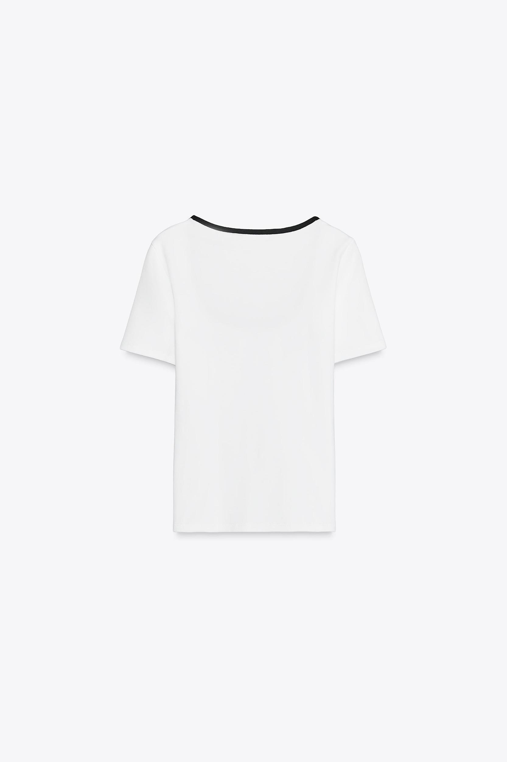 CONTRAST TRIM T-SHIRT Product Image