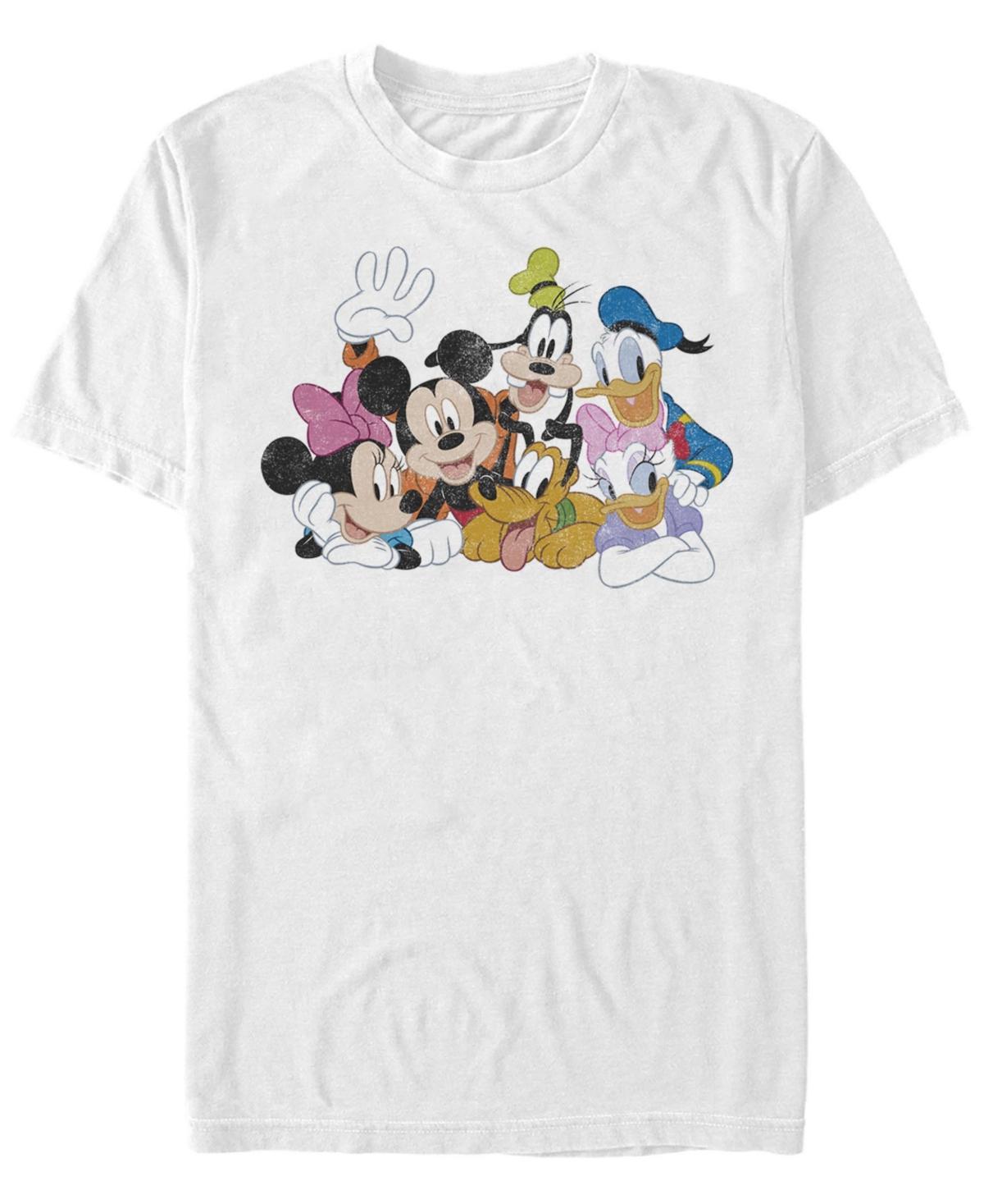 Disney's Mickey Mouse Men's Classic Characters Tee, Size: Large, White Product Image