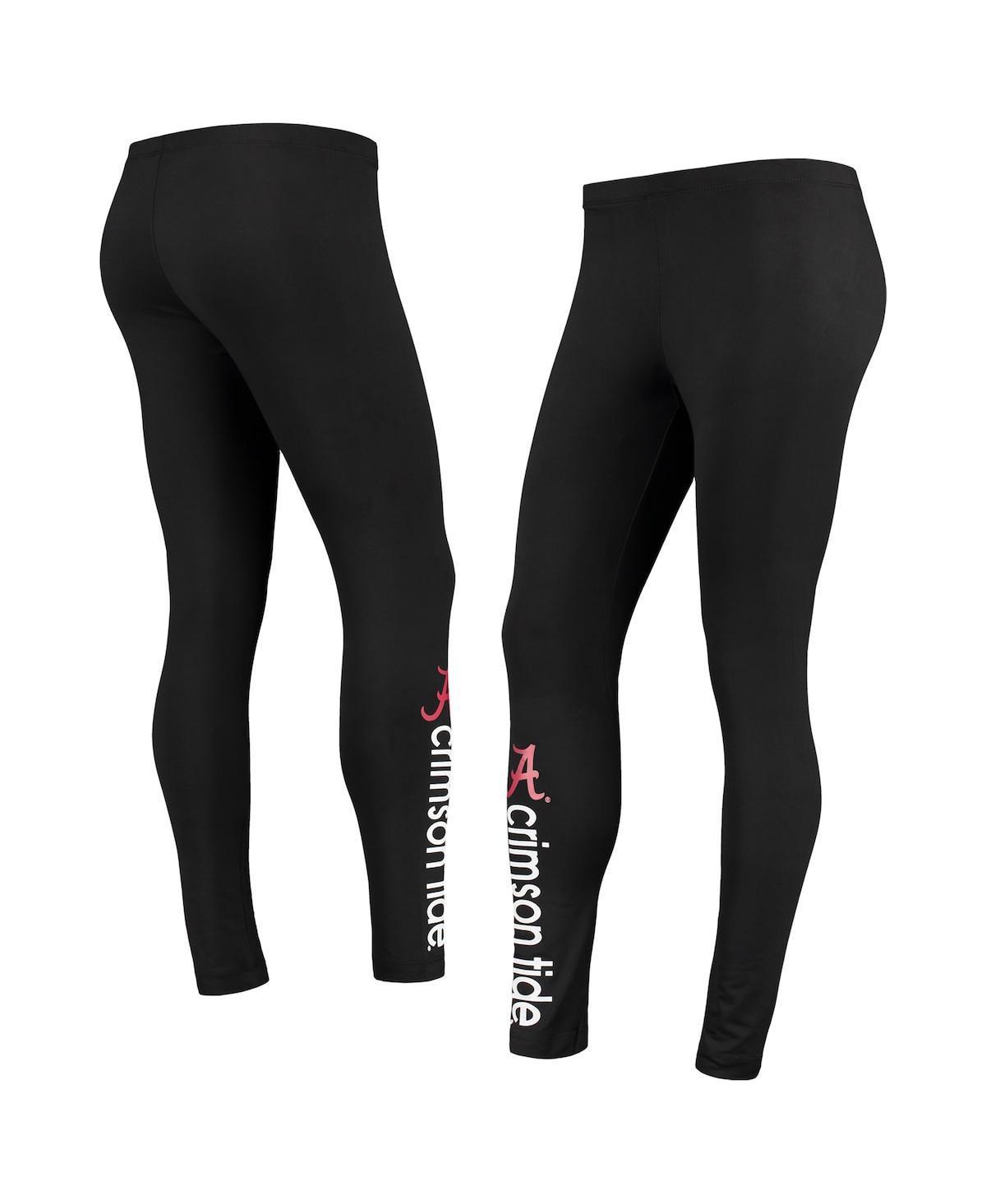 Women's G-III 4Her by Carl Banks Black Alabama Crimson Tide Post Season Leggings, Size: Medium Product Image