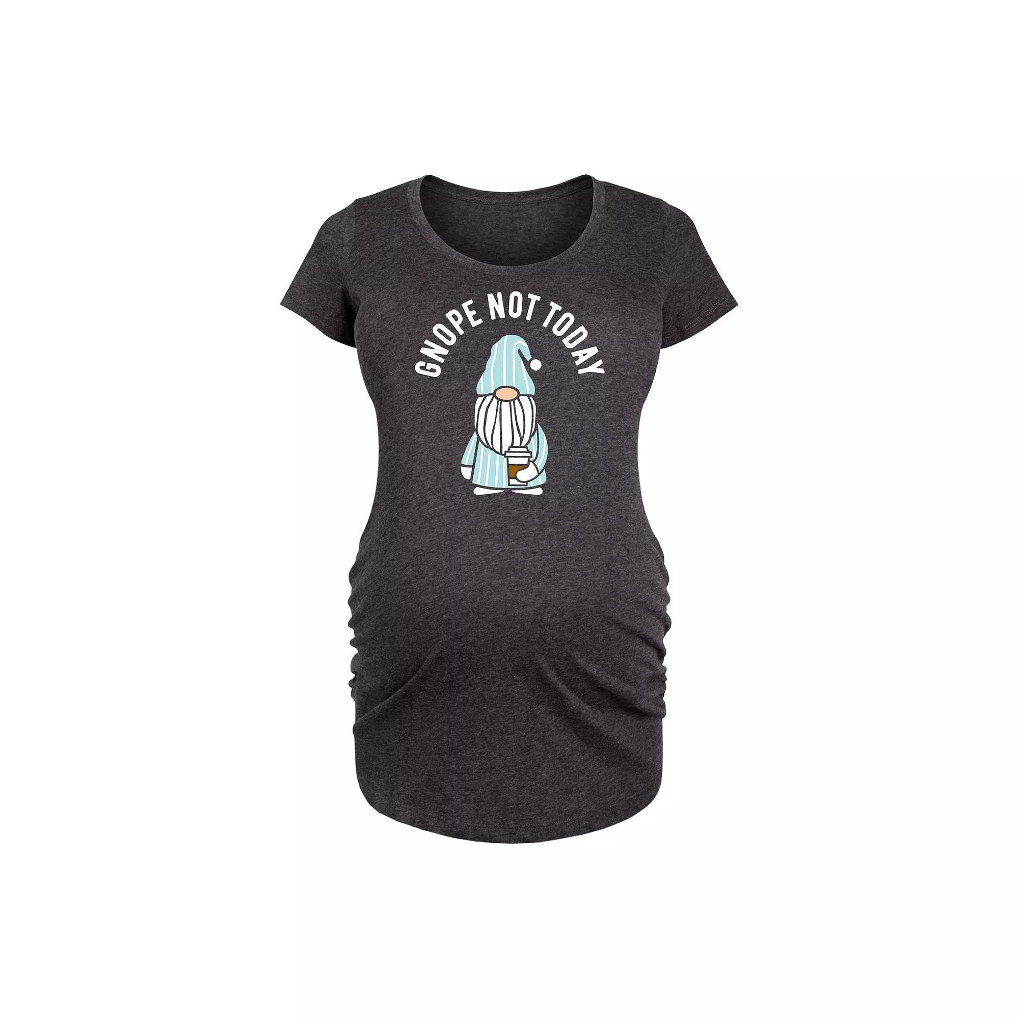 Maternity Cowgirl Boots For Flip Flops Graphic Tee, Womens Blue Product Image