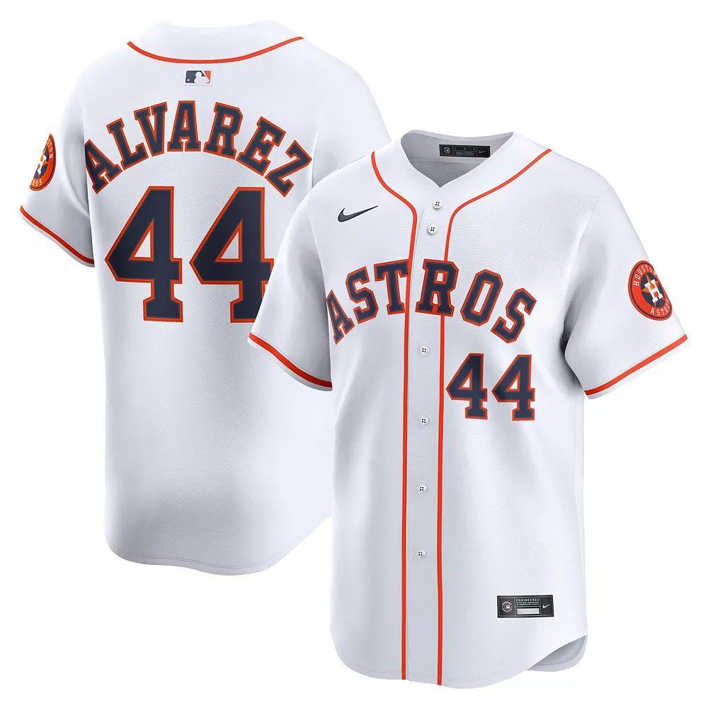 Men's Nike Yordan Alvarez White Houston Astros Home Limited Player Jersey, Size: Small Product Image
