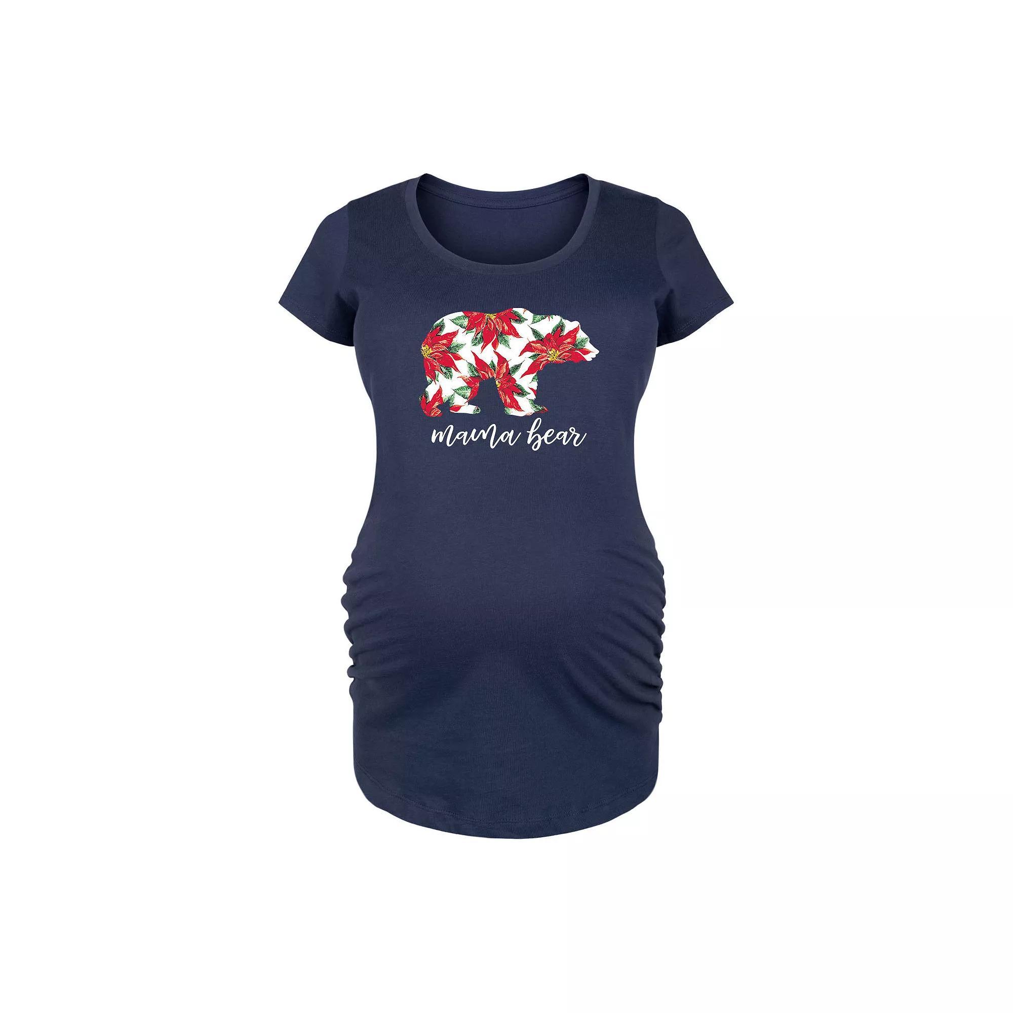 Maternity Temporary Designated Driver Graphic Tee, Womens Grey Dark Red Product Image