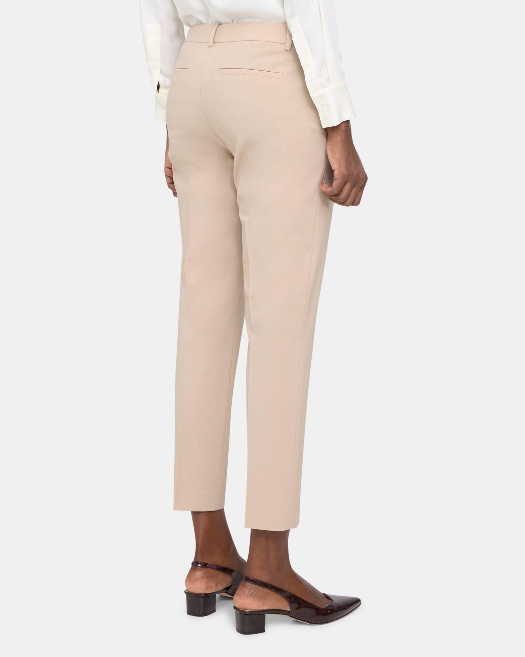 Classic Crop Pant in Sevona Stretch Wool Product Image