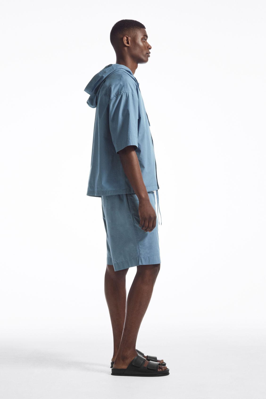 ELASTICATED COTTON SHORTS Product Image