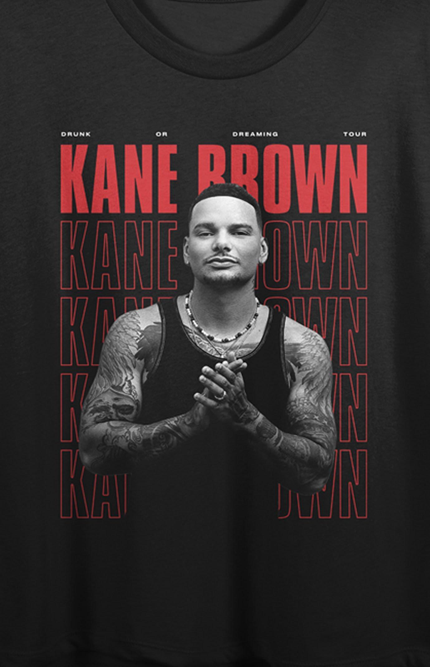 Women's Kane Brown Tour Locations Cropped T-Shirt Product Image