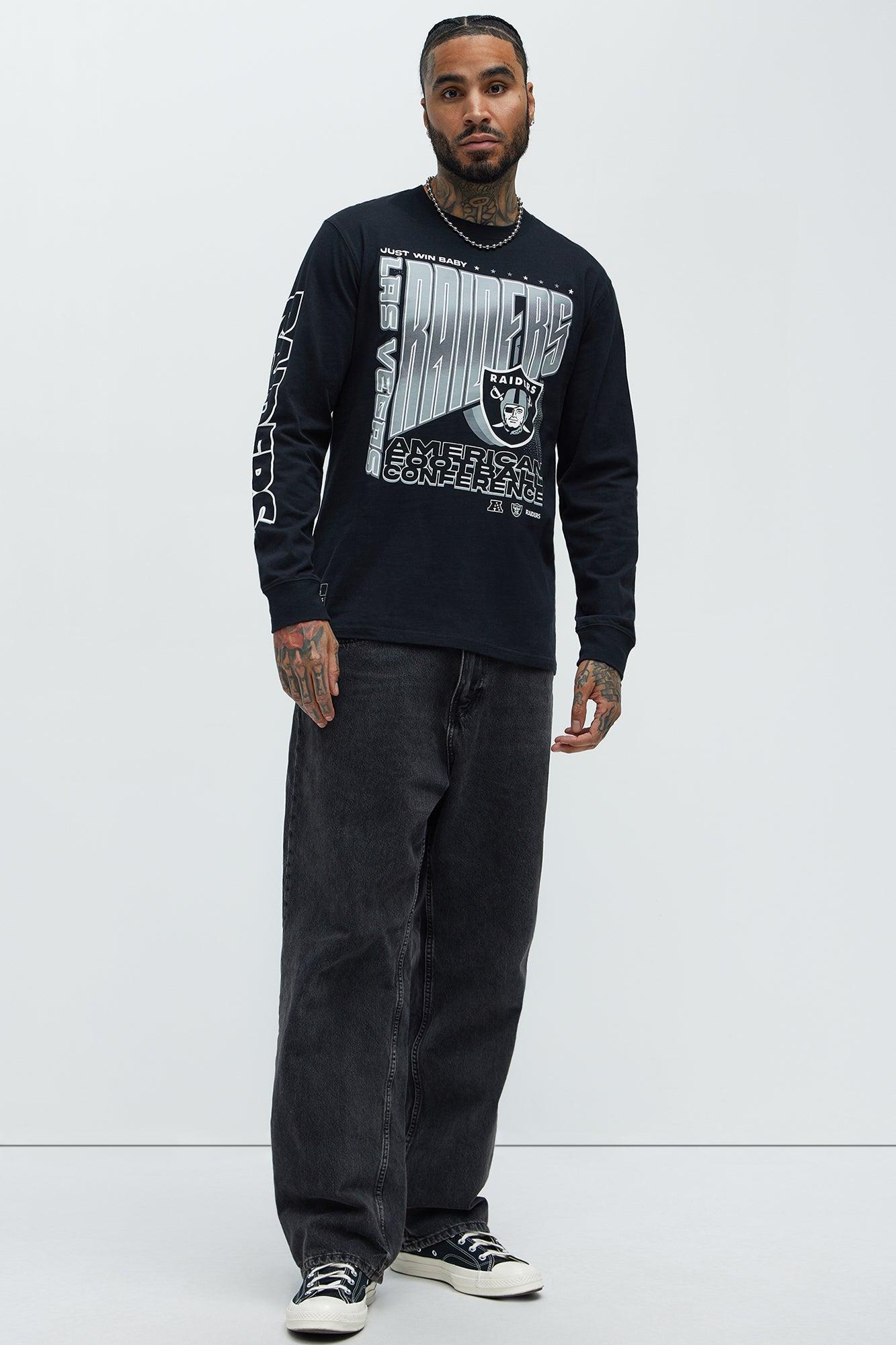 Raiders In Orbit Long Sleeve Tee - Black Product Image