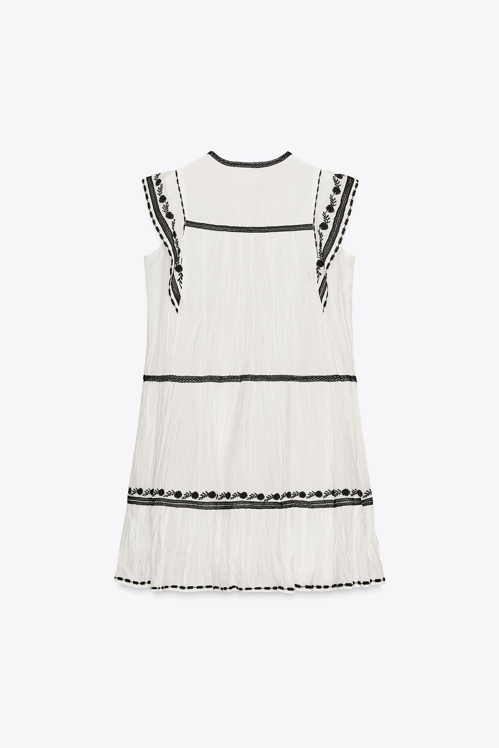 ZW COLLECTION EMBROIDERED SHORT DRESS Product Image