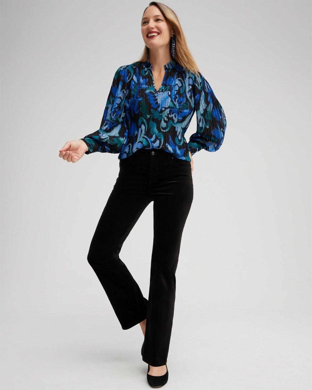 Girlfriend Velveteen Flare Jeans Product Image