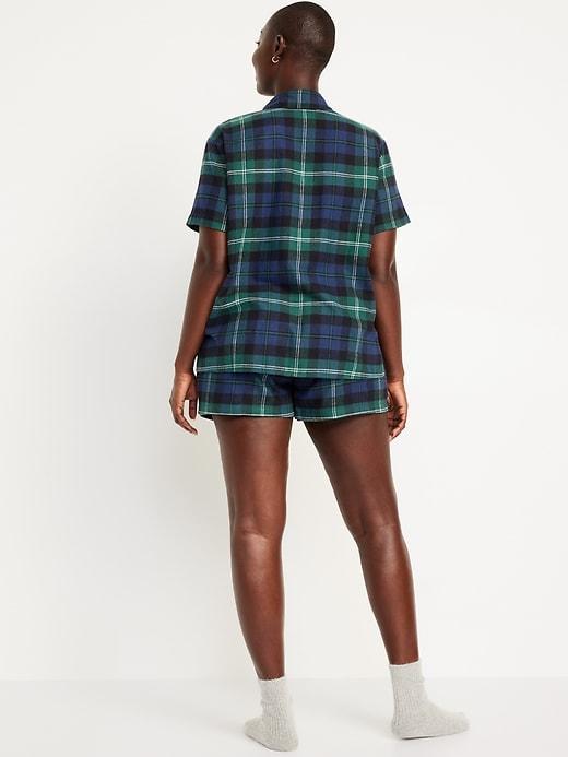 Printed Flannel Pajama Set for Men Product Image