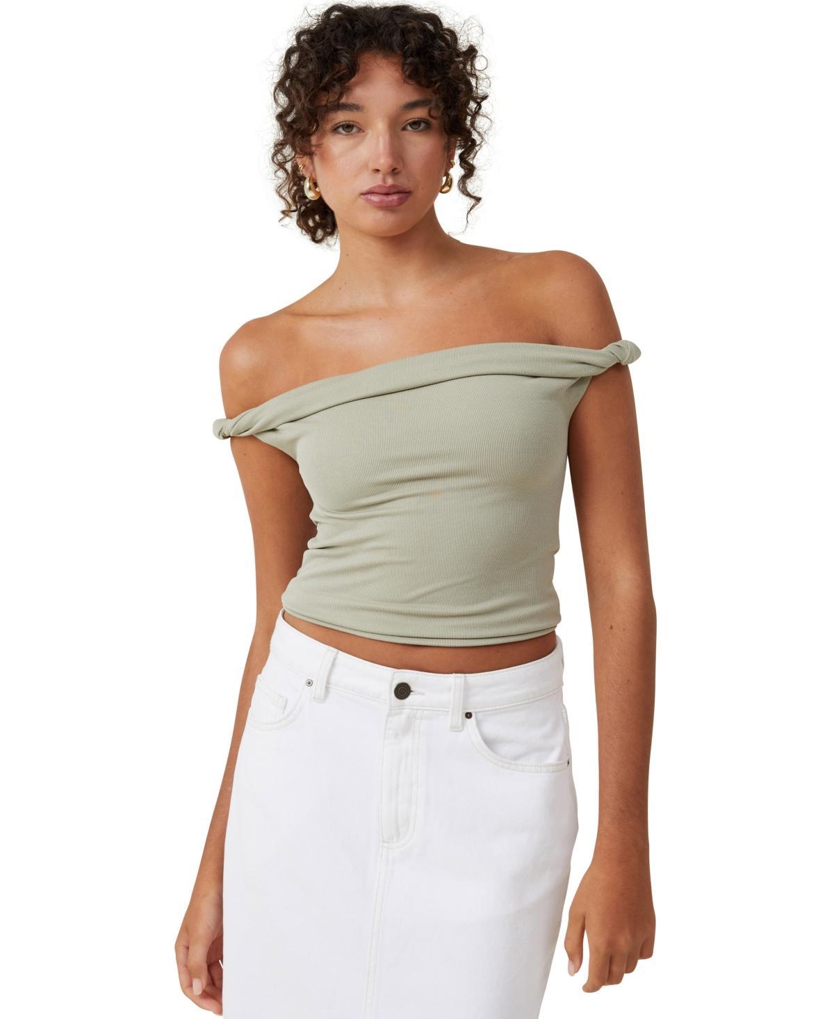 Cotton On Womens Phoebe Twist Short Sleeve Top Product Image