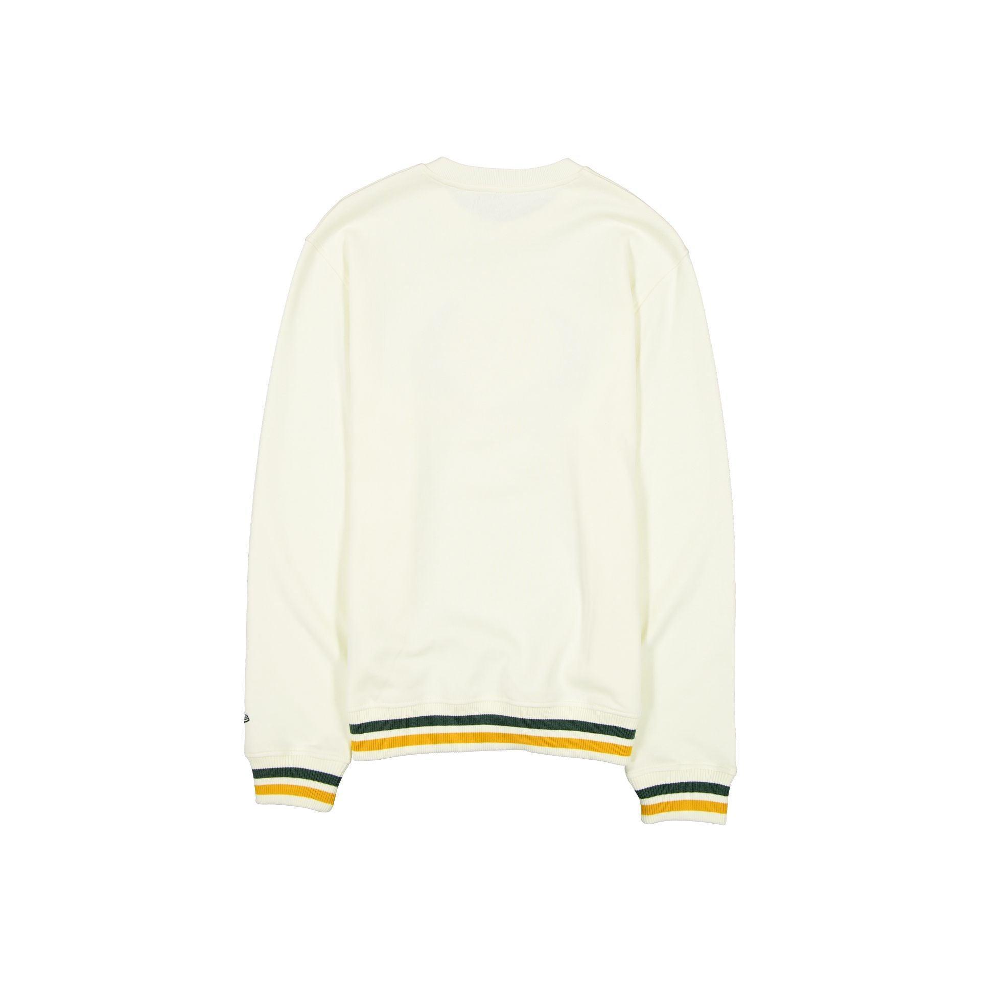 Houston Astros Throwback Chrome White Crewneck Male Product Image
