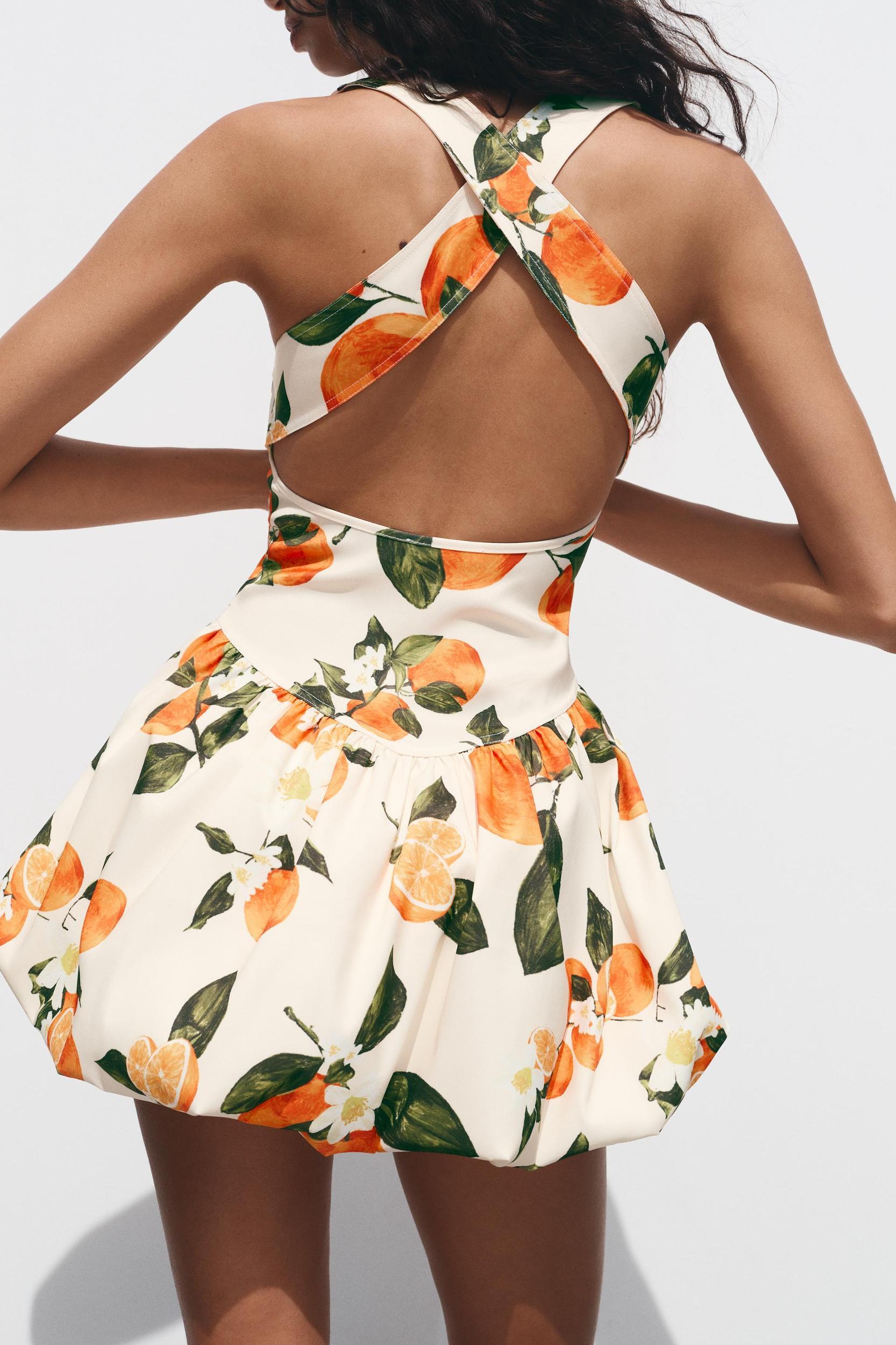 PRINTED SHORT DRESS Product Image