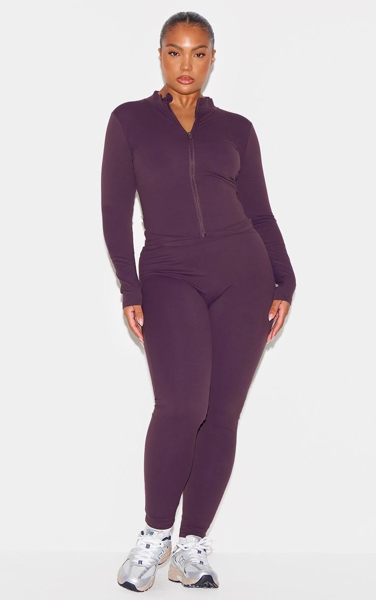 Dark Plum Sculpt Super High Waist Leggings Product Image