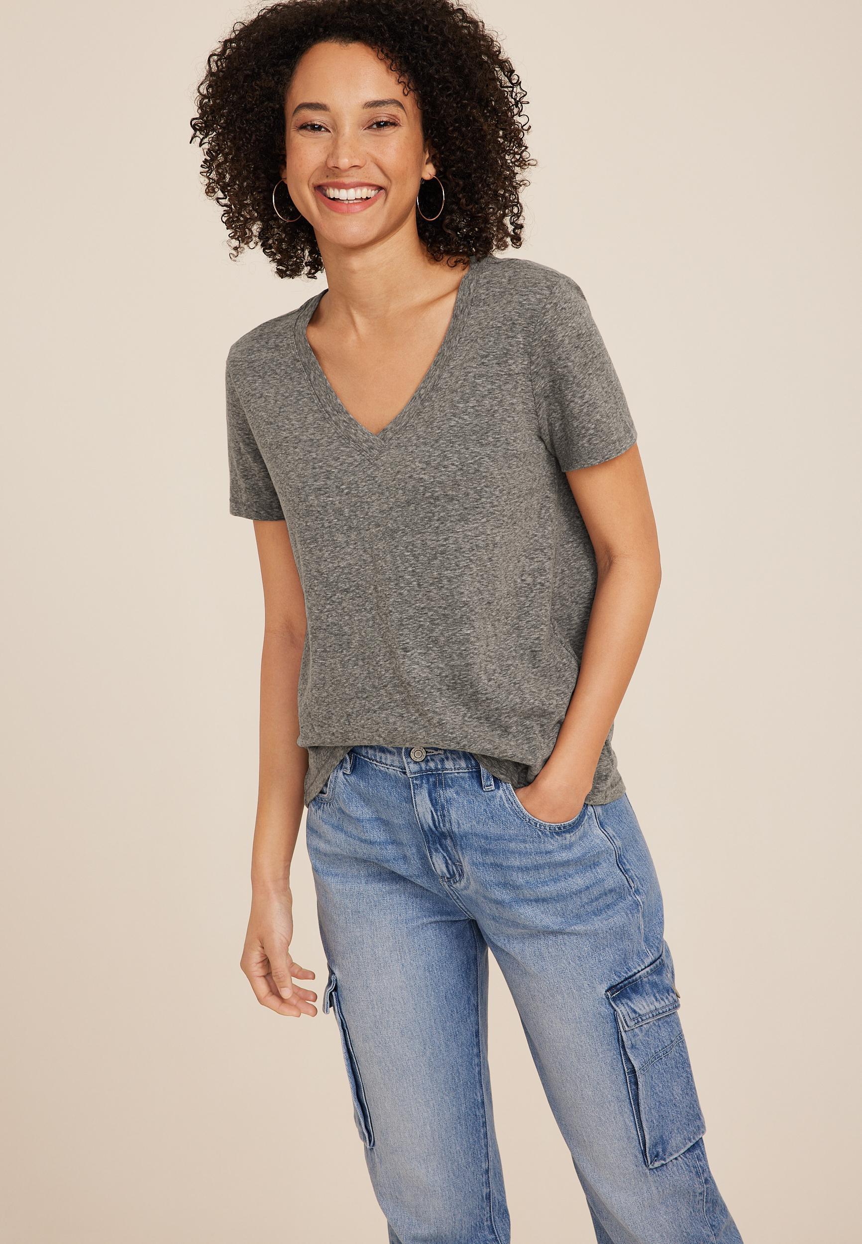 24/7 Dawson V Neck Tee Product Image