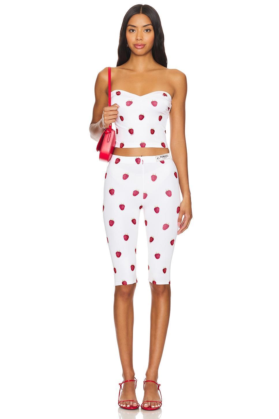 Raspberry Print Bustier Top FIORUCCI Product Image