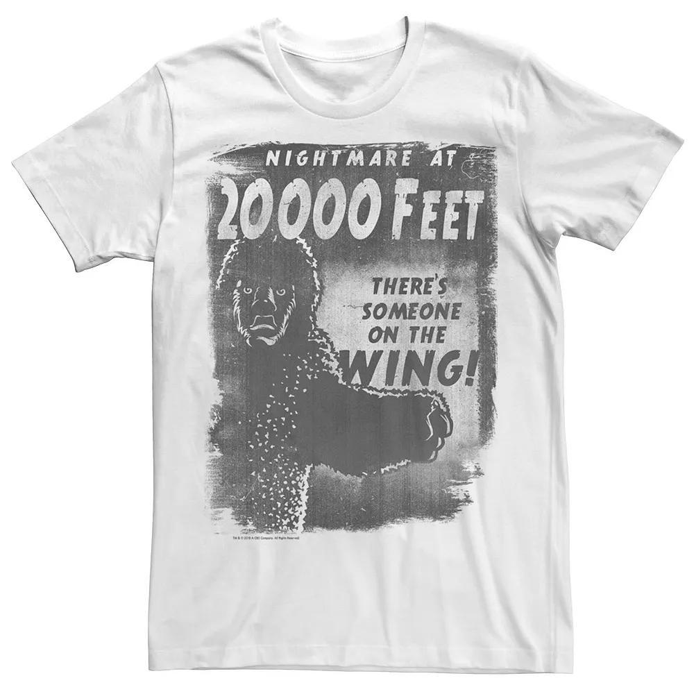 Men's Twilight Zone "There's Something On The Wing" Tee, Size: Large, White Product Image