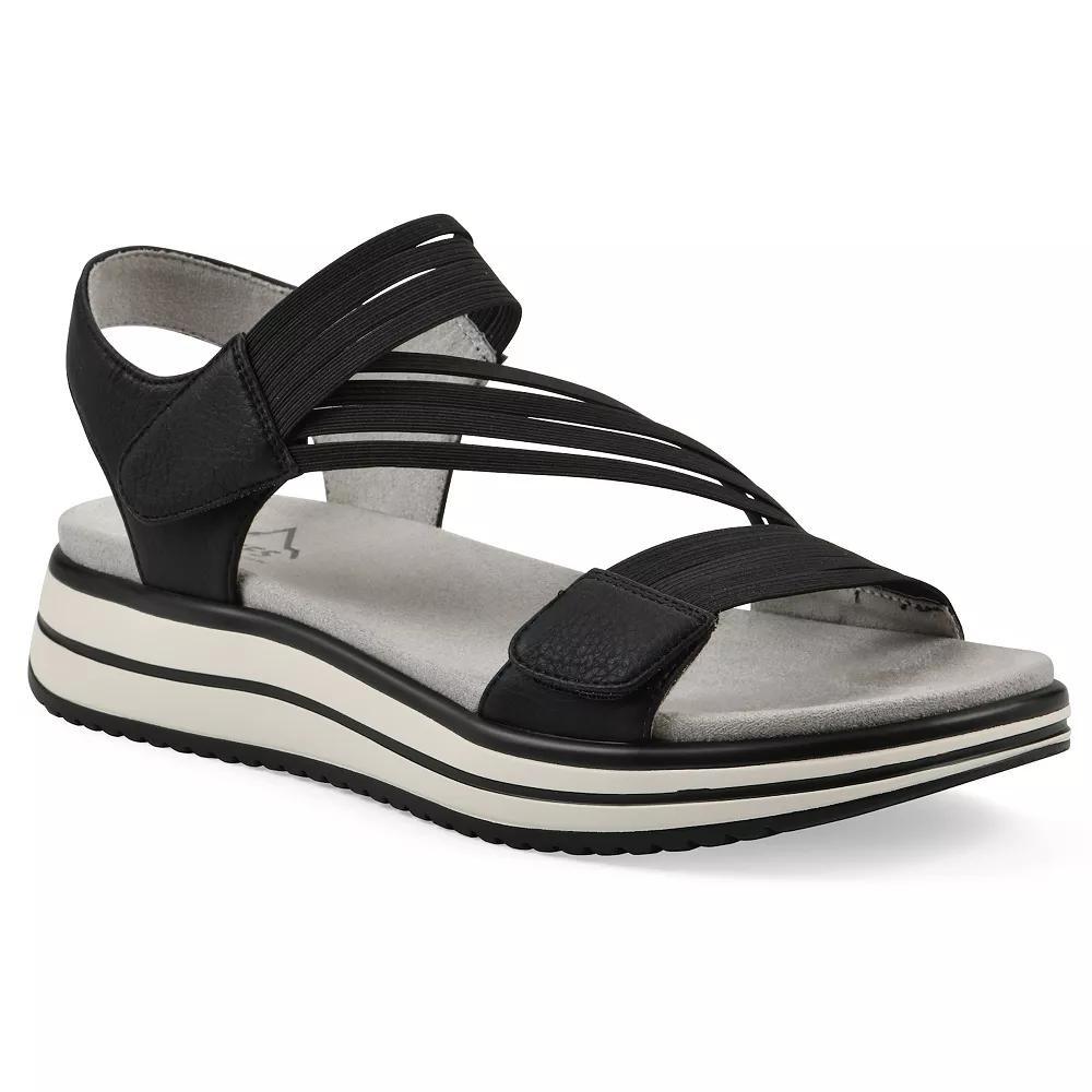 Cliffs by White Mountain Hapford Women's Sport Sandals, Size: 9.5, Black Nubuck Product Image