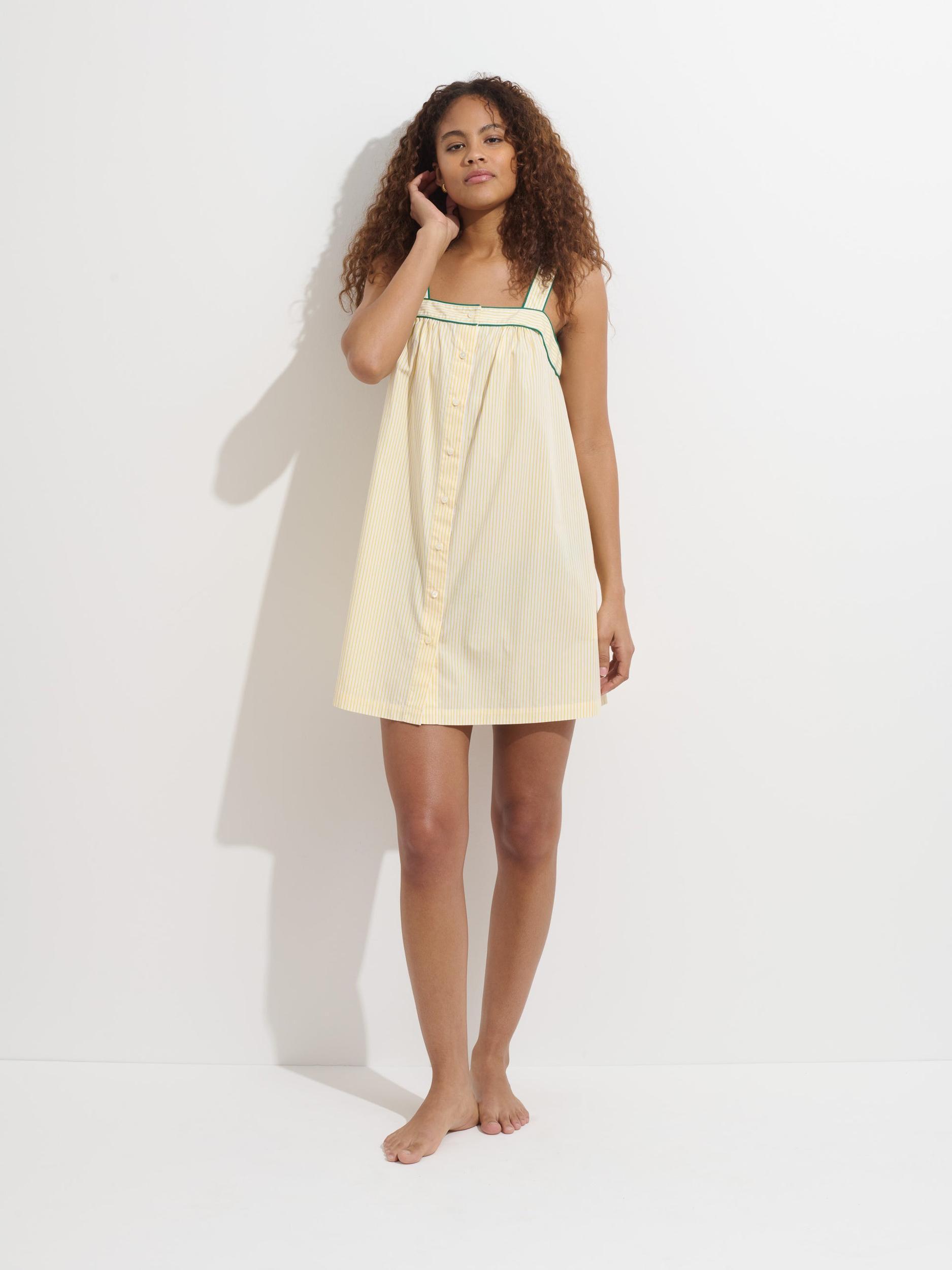 P'Jimmies Sleep Cami Dress In Stripe Product Image