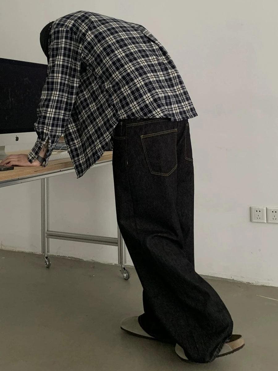 RT No. 18733 KURIN STRAIGHT DENIM JEANS Product Image
