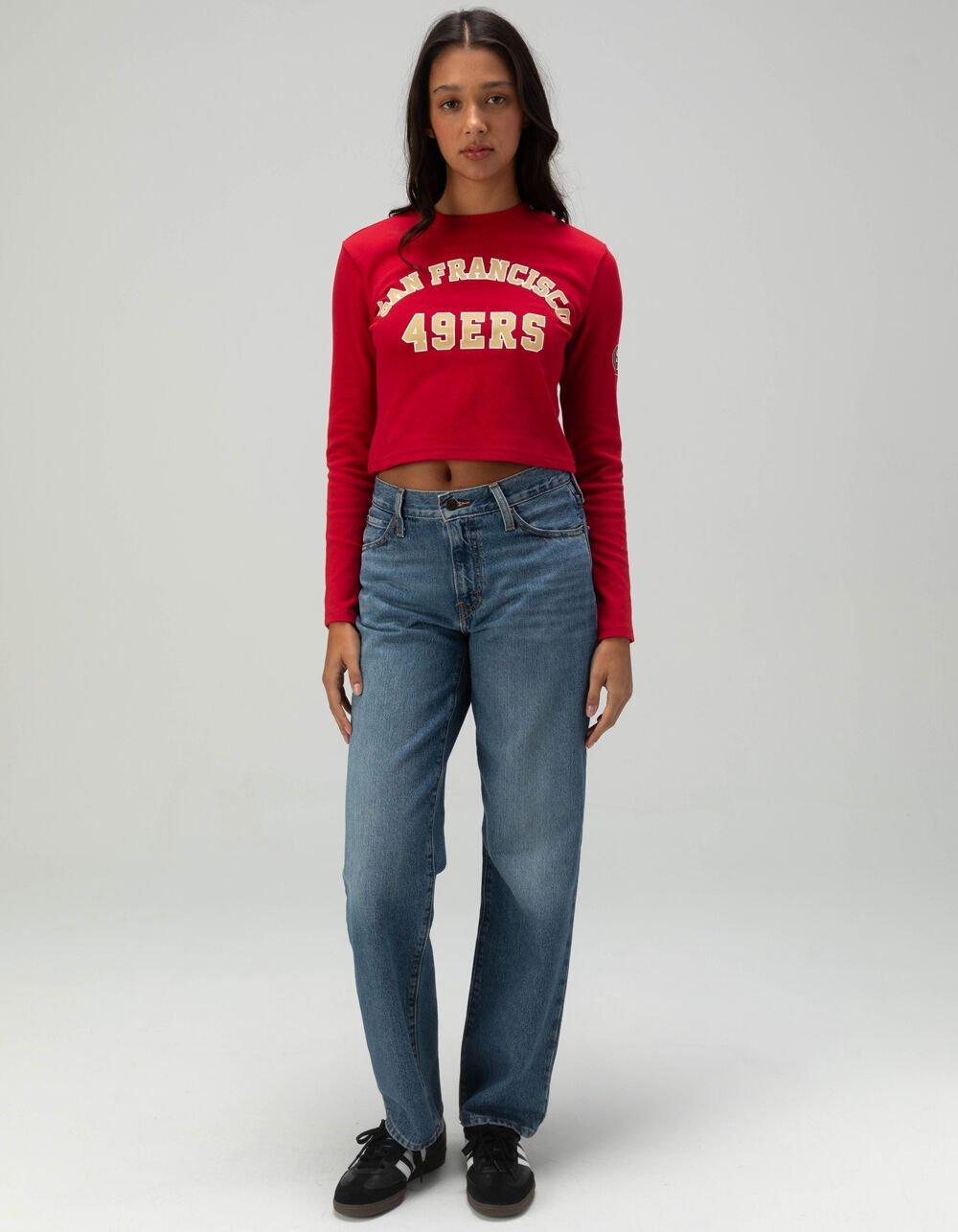 SAN FRANSCICO 49ERS Womens Long Sleeve Baby Tee Product Image