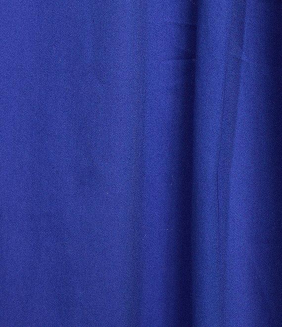 tyler boe Addie Polished Cotton Funnel Collar Short Sleeve Dress Product Image