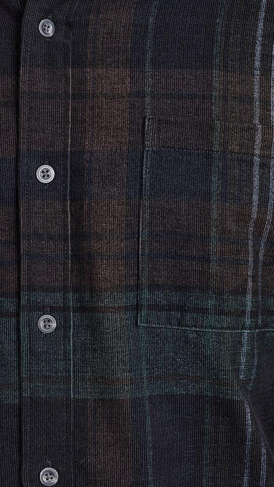 Vince Sierra Corduroy Plaid Shirt | Shopbop Product Image