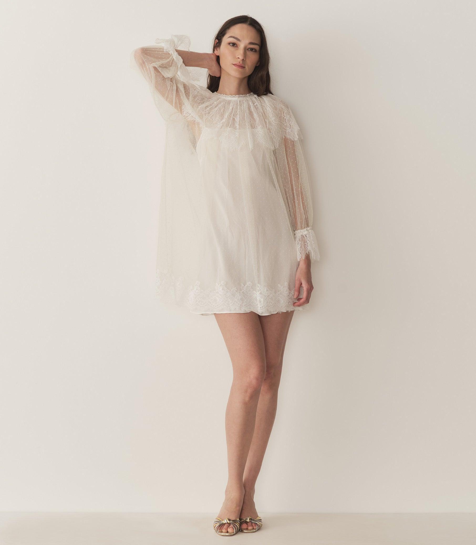 LILITH DRESS -- CREME DE LUNE Product Image
