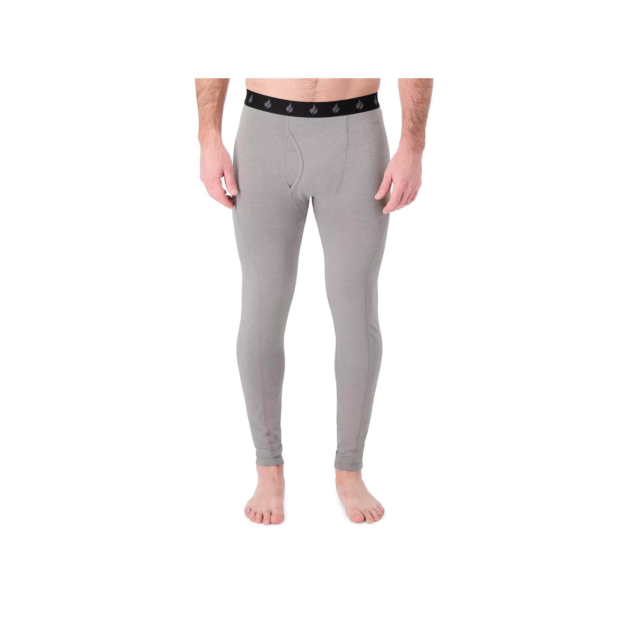 Men's Heat Holders Ceramic Infused Warm Baselayer Pants, Size: XX LRG Medium/R, Silver Gray Product Image