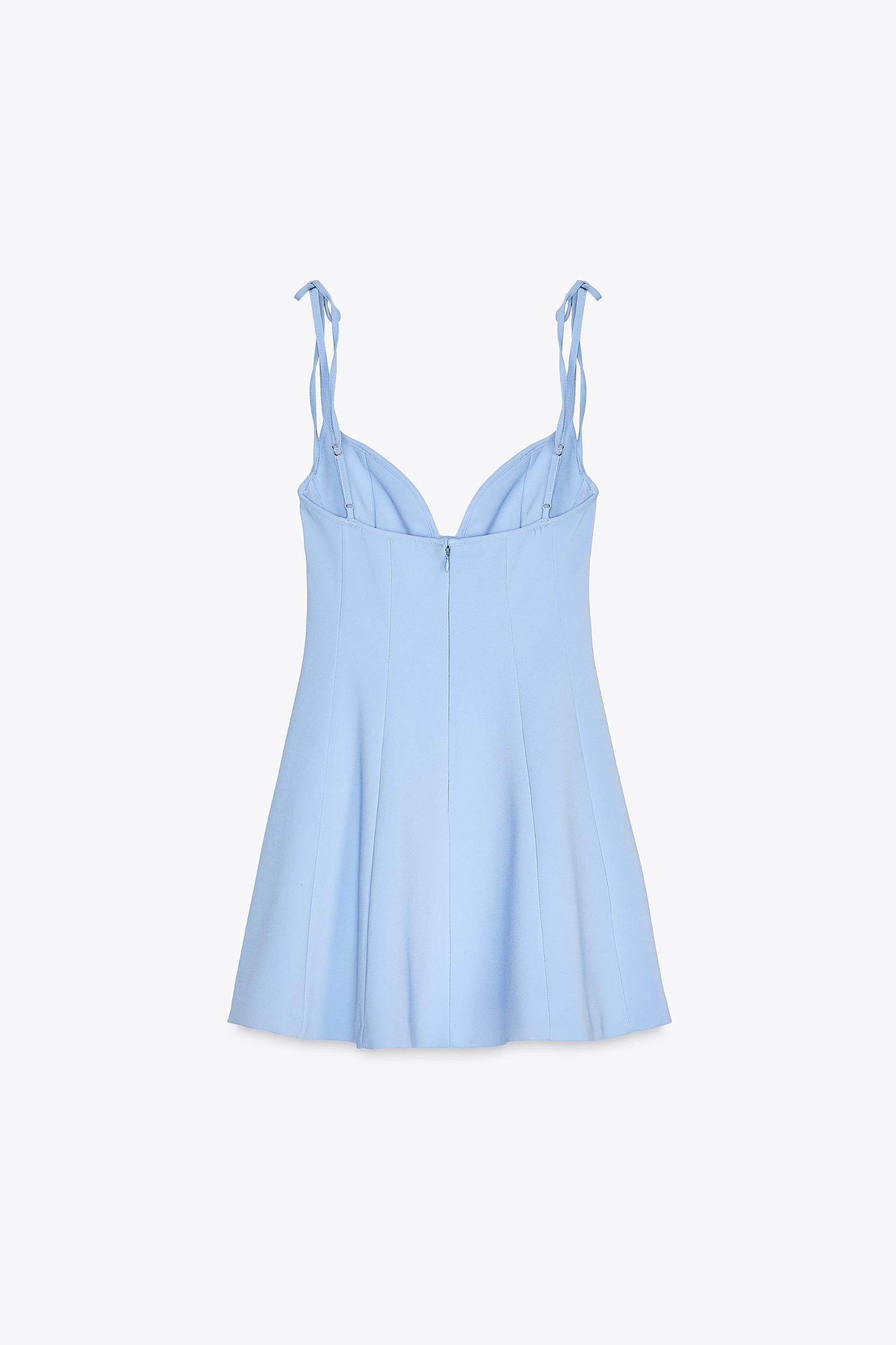 BOW DETAIL SHORT DRESS Product Image