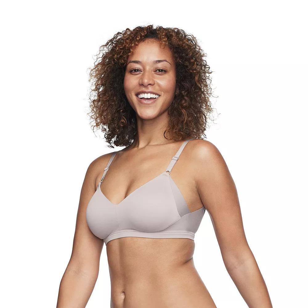 Warners No Side Effects® Underarm and Back-Smoothing Comfort Wireless Lift T-Shirt Bra RN2231A, Women's, Size: 3XL, Mink Product Image